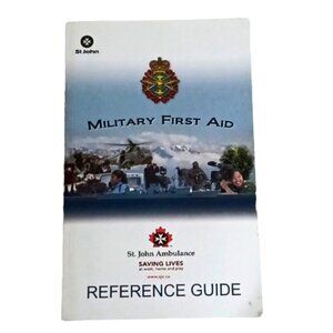 Softcover Book Military First Aid St John Ambulance Reference Guide 1st Edition